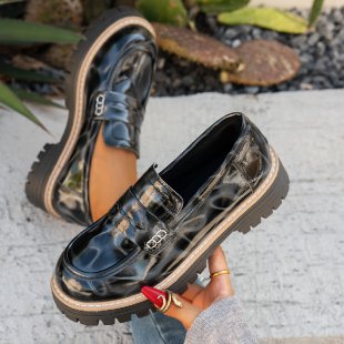 Damen Modische Loafers mit komfortablem PlatEchoarchivu und eleganter Sohle Echoarchiv