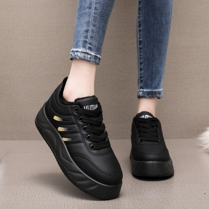 Damen sportliche Sneaker mit rutschfestem Profil und wärmendem Innenfutter Echo Archiv