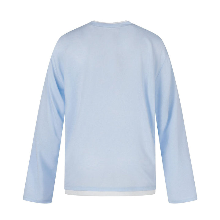 Damen Langarmshirt mit illustrativem Pferde‑Print und Lagenoptik Echoarchiv