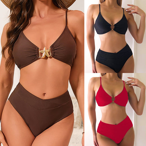 Damen Hochgeschnittener Bikini Echo Archiv