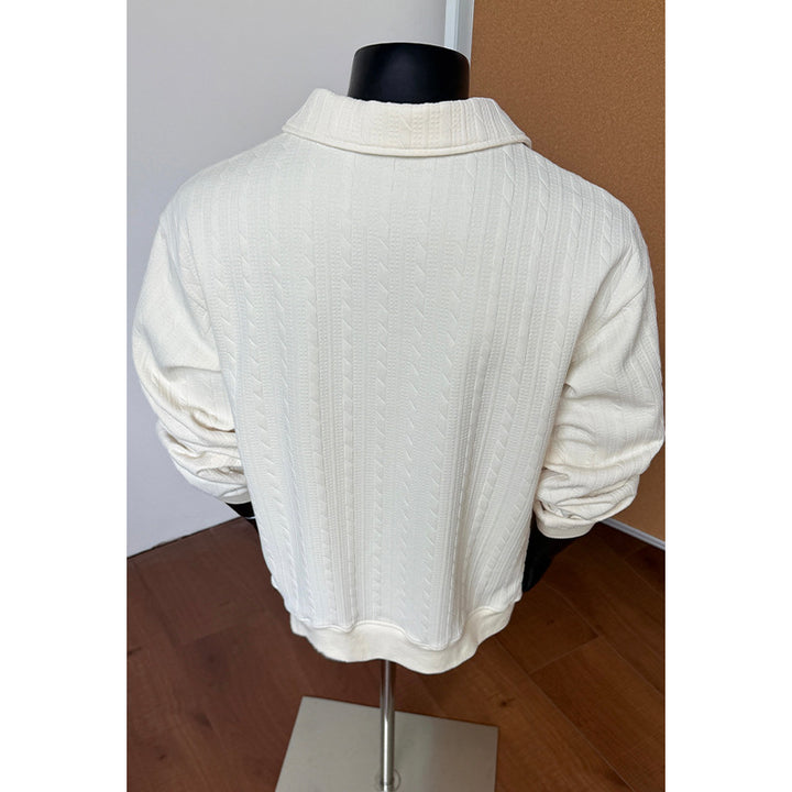 Stilvoller und atmungsaktiver Stehkragenpullover für Männer Echo Archive