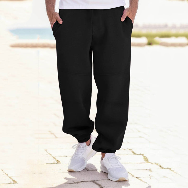 Herren lässige Jogginghose mit elastischem Bund und seitlichen Taschen Echoarchiv