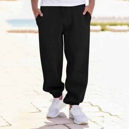 Herren lässige Jogginghose mit elastischem Bund und seitlichen Taschen Echoarchiv