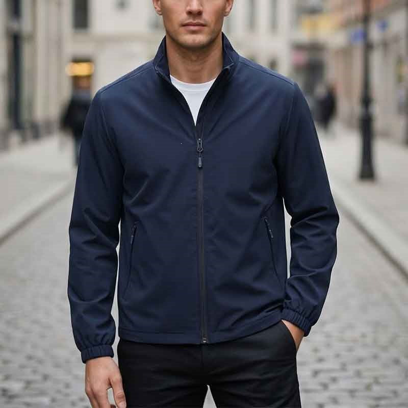 Herren Atmungsaktive Übergangsjacke mit praktischem Stehkragen Echo Archiv