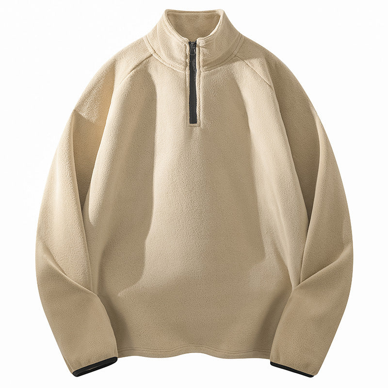 Damen Sportliche Fleecejacke mit Stehkragen Echoarchiv