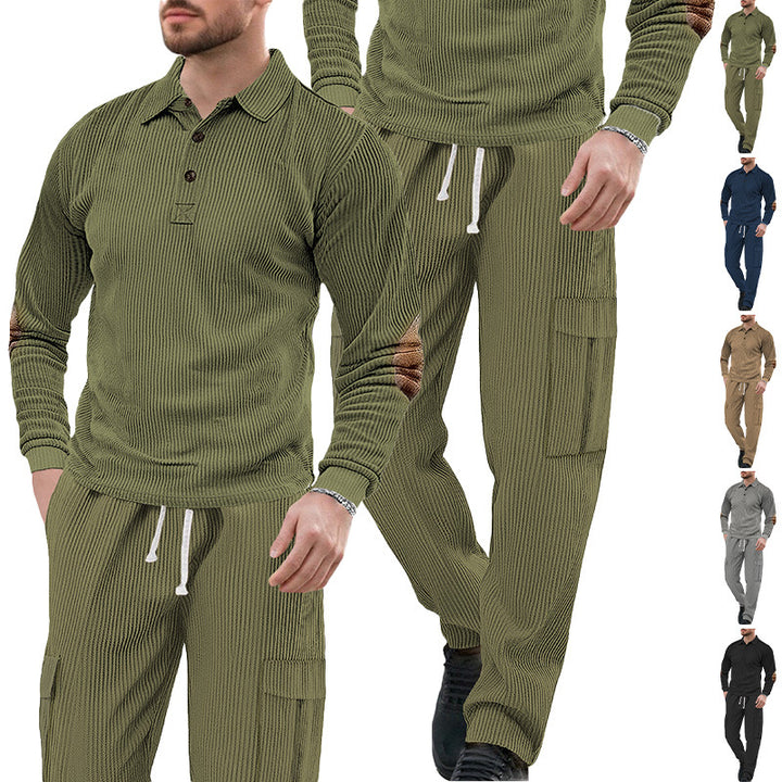 Herren Freizeitanzug mit strukturierter Oberfläche und eleganten Anpassungen Echoarchiv