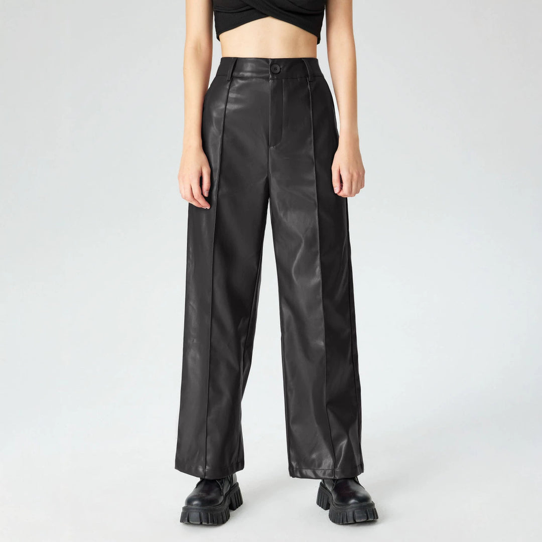 Damen Elegante Kunstlederhose Echo Archiv