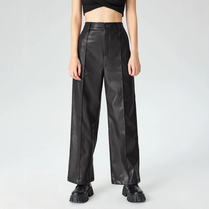 Damen Elegante Kunstlederhose Echo Archiv