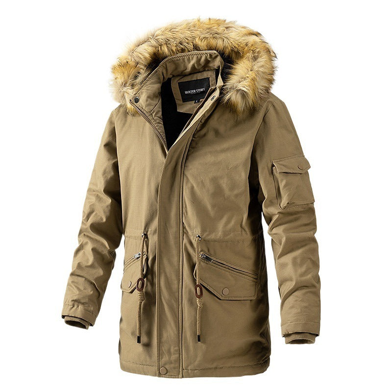 Herren Wetterfeste Parka Jacke Echo Archiv