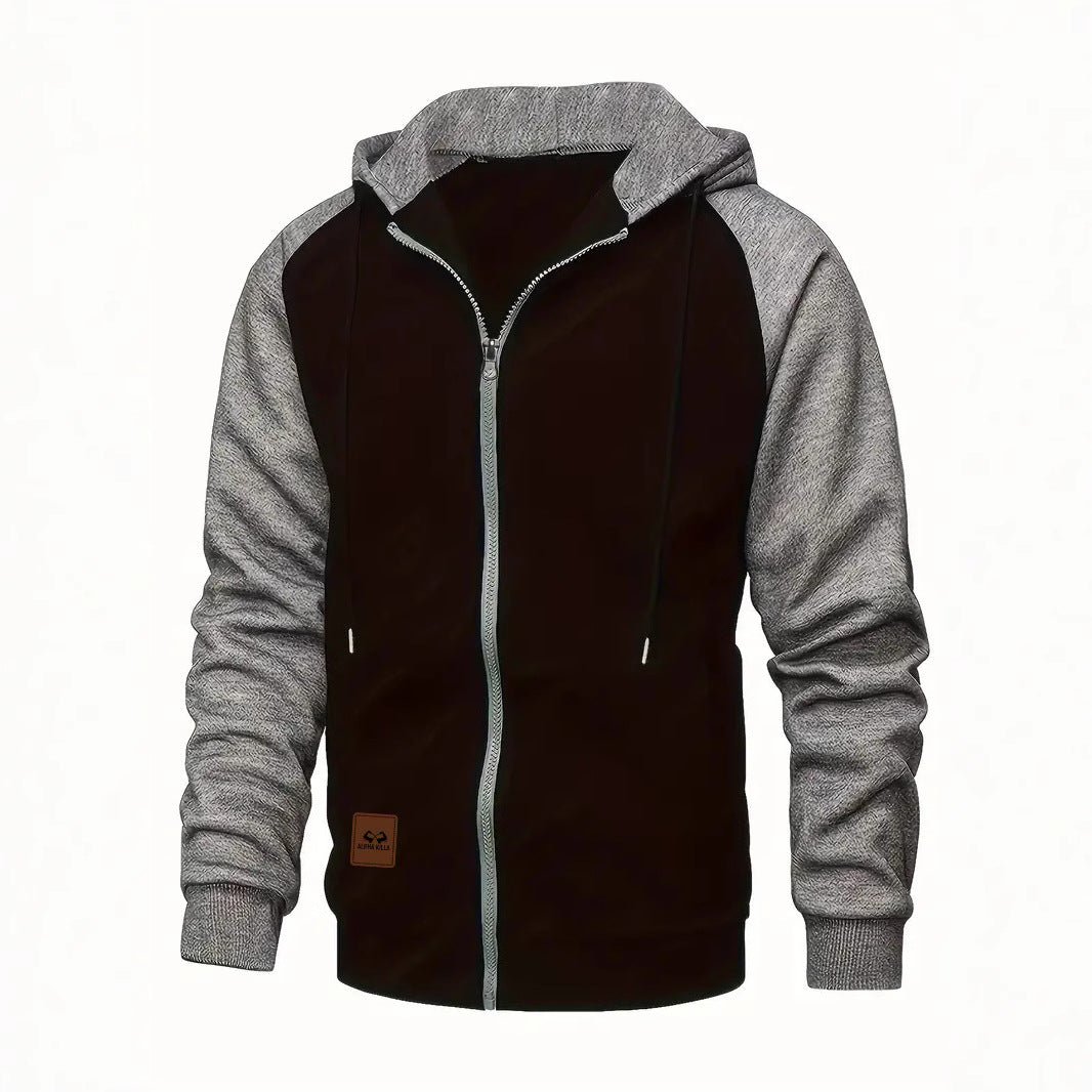Herren Sportliche Kapuzenjacke Echo Archiv