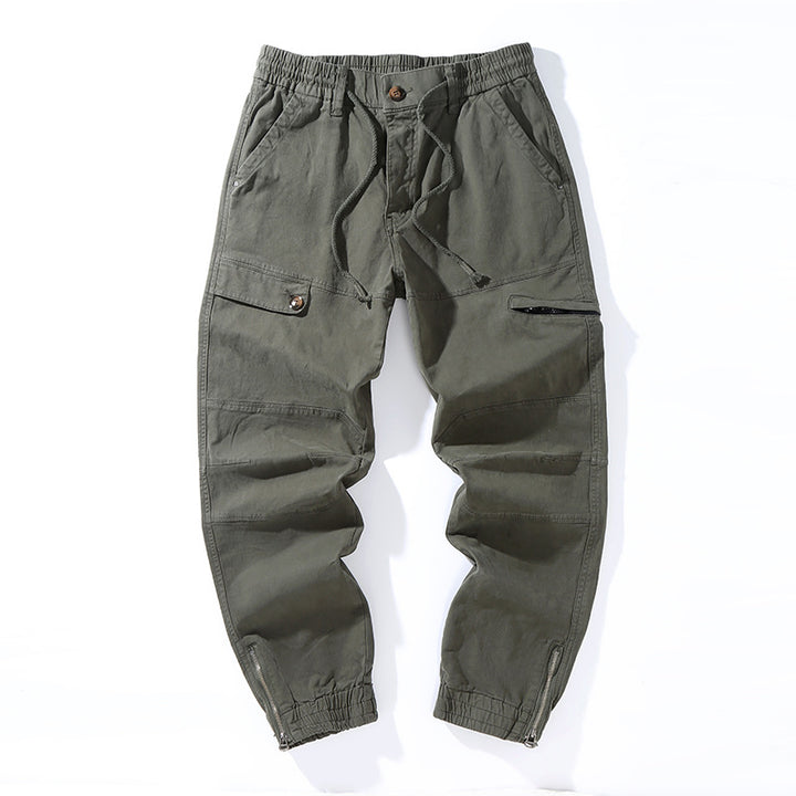 Herren praktische Cargo-Hose mit elastischem Bund und zahlreichen Taschen Echoarchiv