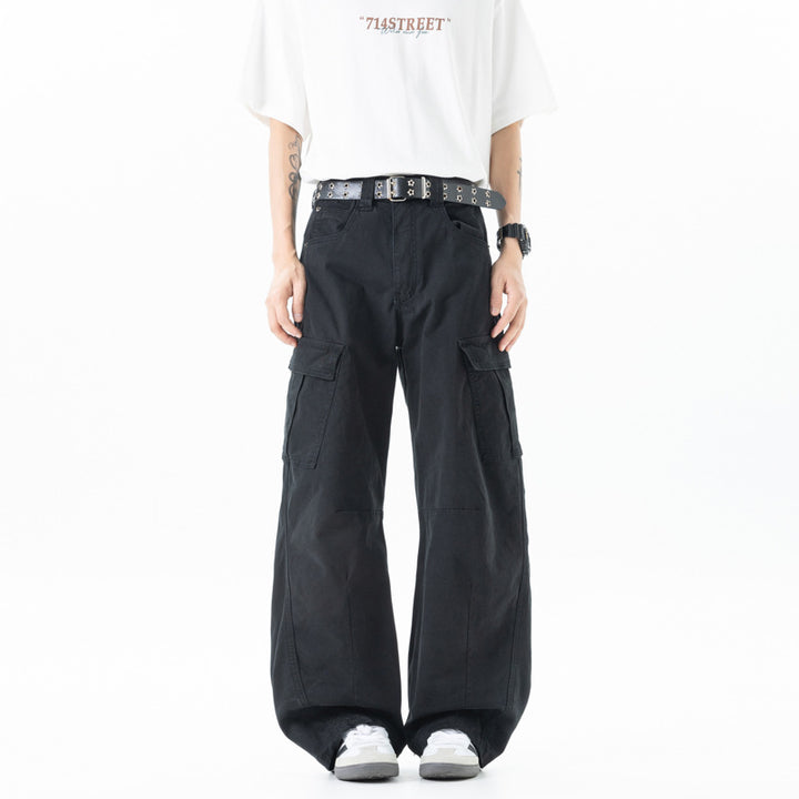 Damen Weite Baumwoll‑Cargo‑Culotte mit Multifachtaschen Echo Archiv