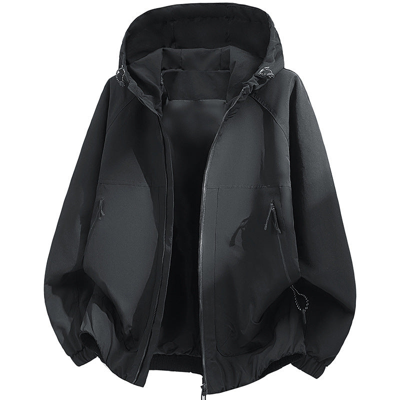 Herren technische Kapuzen-Softshelljacke mit verstellbarer Kapuze und Utility-Taschen Echo Archiv