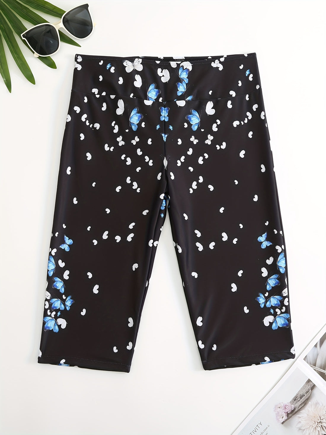 Damen Sportliche Badeshorts mit Blumendesign – Maréssa