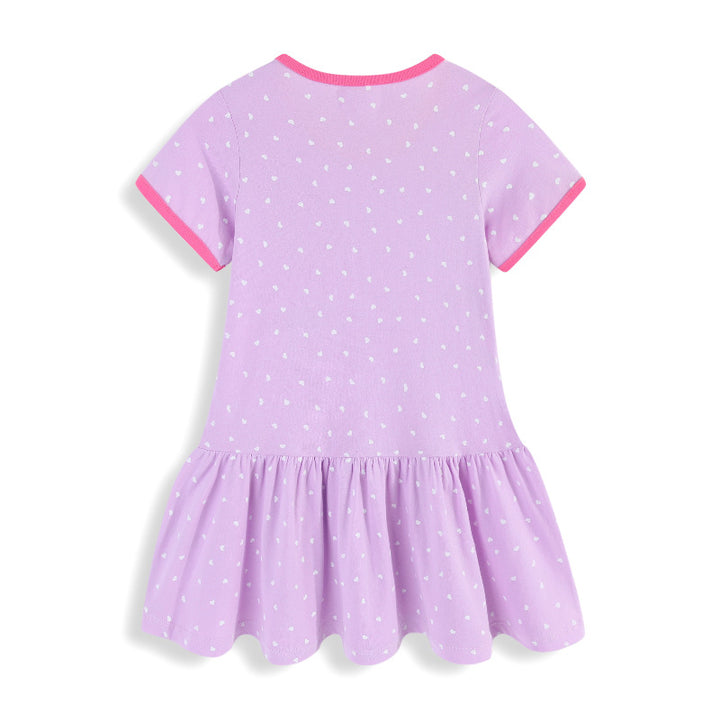 Mädchen Freizeitkleid mit zauberhaften Einhorn- und Feenapplikationen Echo Archiv