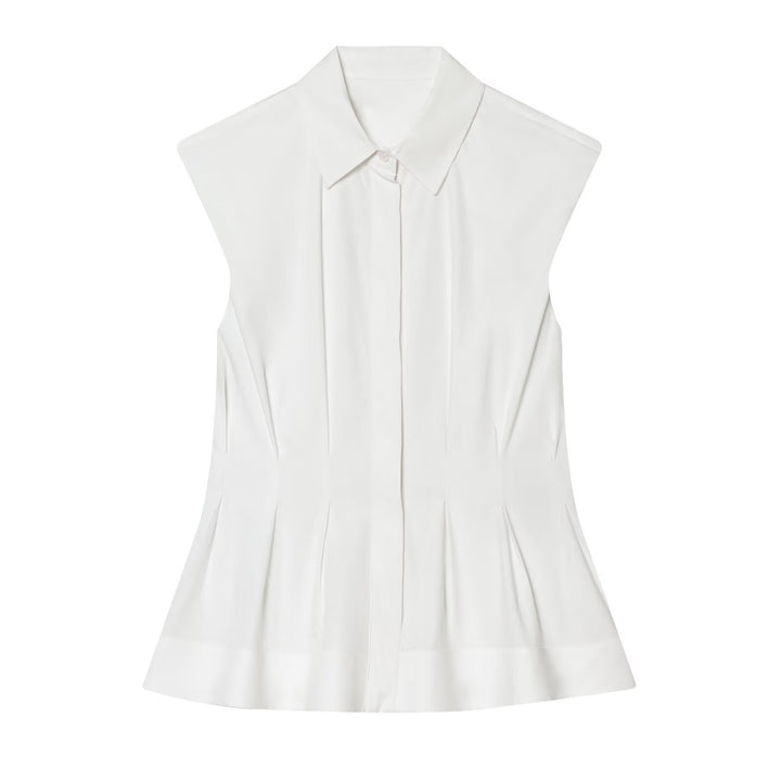 Damen ärmellose Bluse mit modernem Schnitt Echo Archiv