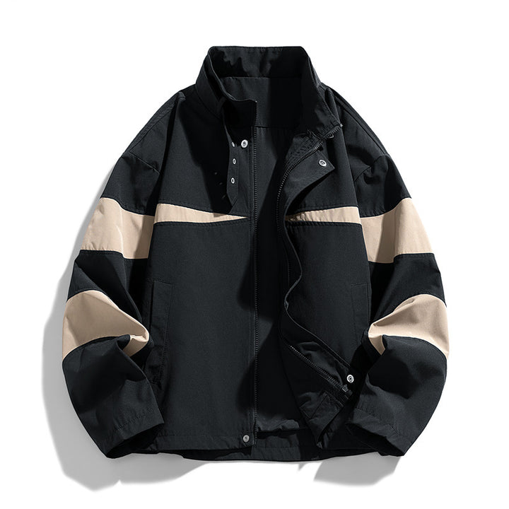Herren Modische Sportjacke mit hohem Kragen Echo Archiv
