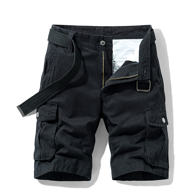 Herren Cargo-Shorts mit multifunktionalen Taschen und verstellbarem Bund Echoarchiv
