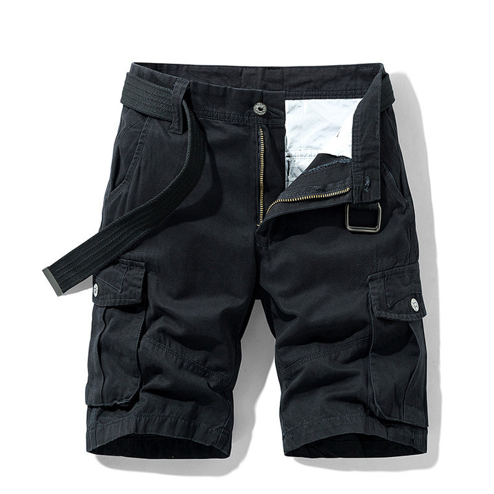 Herren Cargo-Shorts mit multifunktionalen Taschen und verstellbarem Bund Echoarchiv