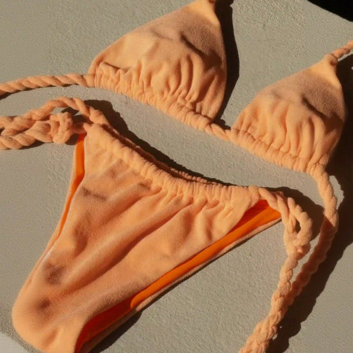 Damen Triangel-Bikini mit gerafften Details Echo Archiv