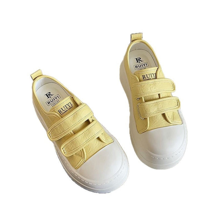 Damen Plateau-Sneaker mit doppeltem Klettverschluss und ergonomischer Sohle Echo Archiv