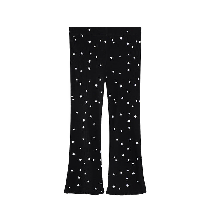 Mädchen Flared Leggings mit funkelndem Sternenmotiv Echo Archiv