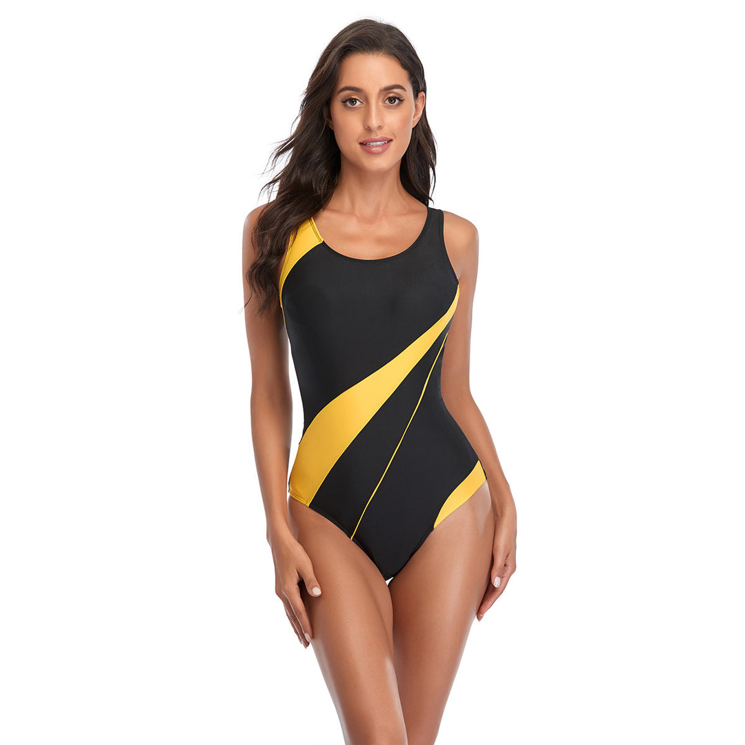 Damen Sportlicher Hochleistungs-Einteiler Echo Archiv