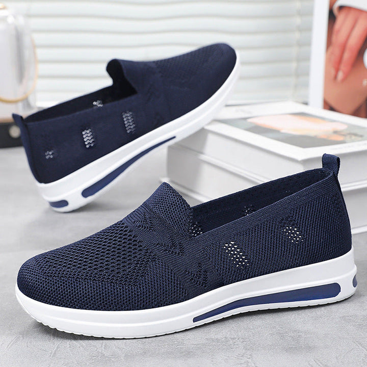 Damen Atmungsaktive Slip-On Sneakers mit flexiblem Obermaterial und komfortablem Fußbett Echo Archiv