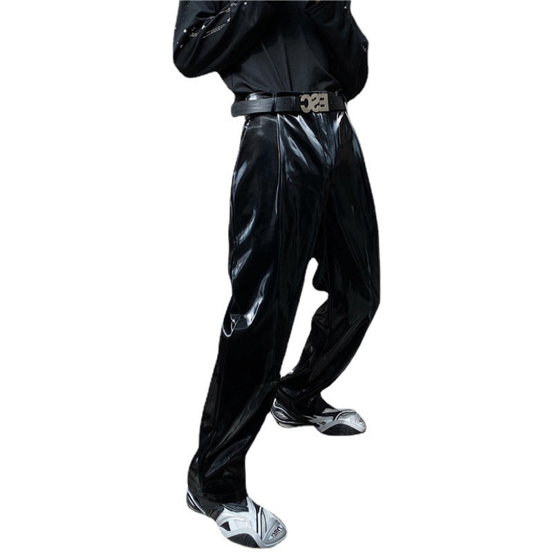 Herren Hochwertige und stylische Lackhose – Sorevano