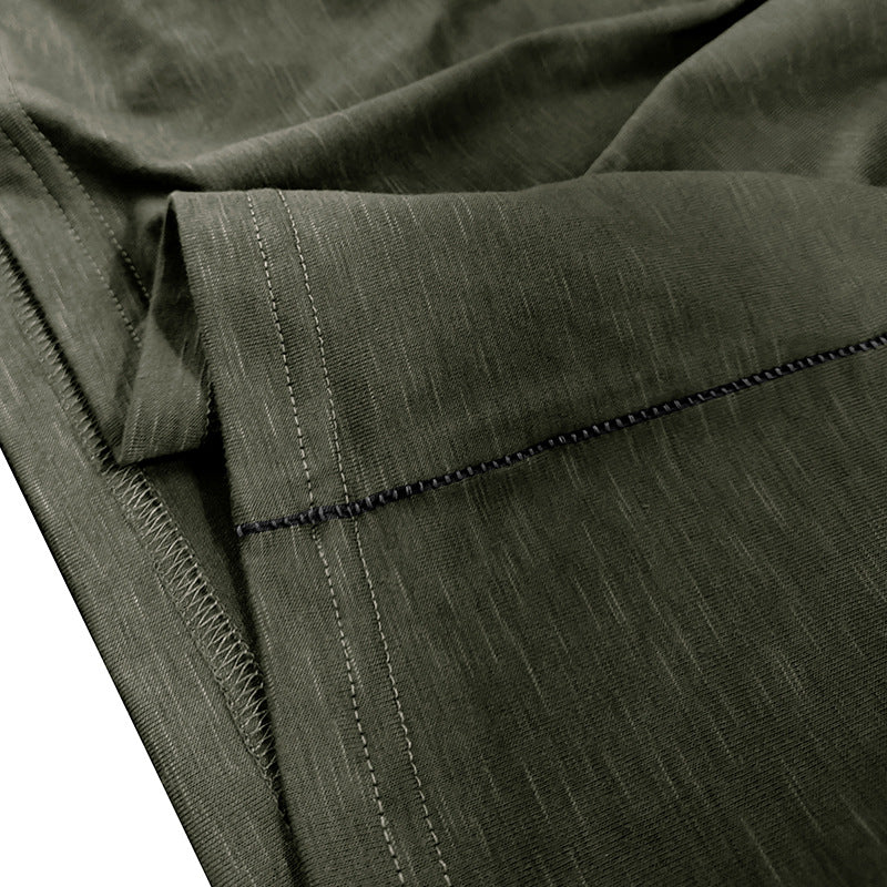 Herren Langarm Poloshirt mit innovativem Stehkragen und atmungsaktiven Materialien Echoarchiv