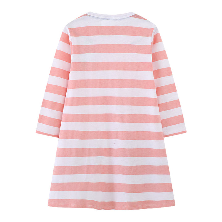 Mädchen Langarmkleid mit buntem Schmetterlingsdesign Echo Archiv