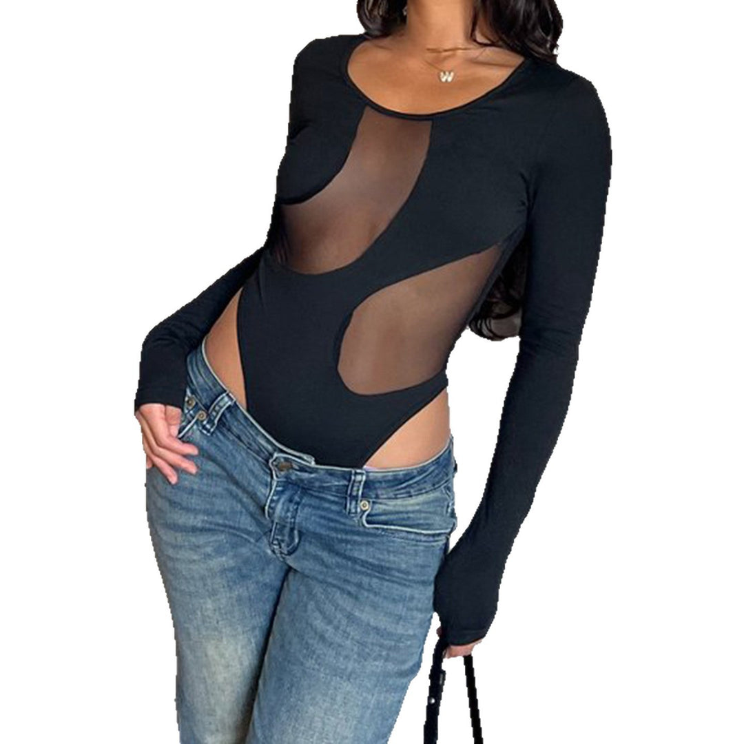 Damen Body mit innovativem Design und raffinierten Netz-Elementen Echo Archiv