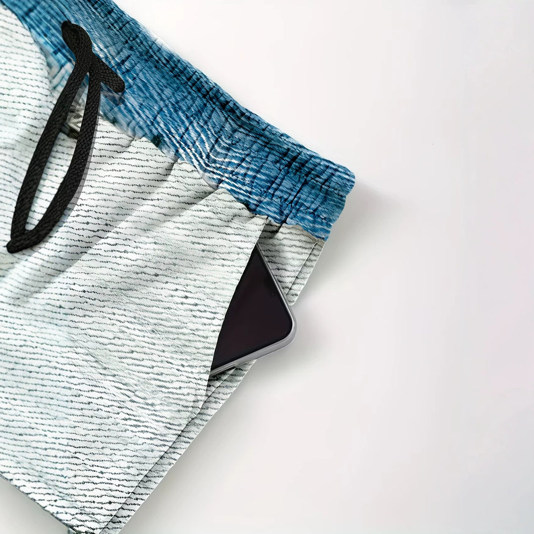 Herren Trendige Freizeithose mit einzigartigem Grafikdesign Echoarchiv