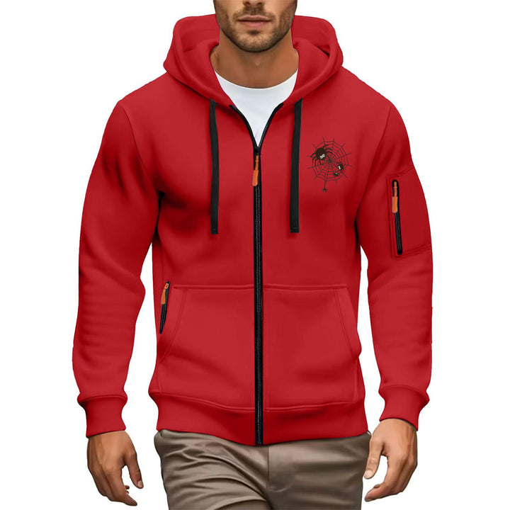 Herren Hochwertiger Zip-Hoodie Echoarchiv