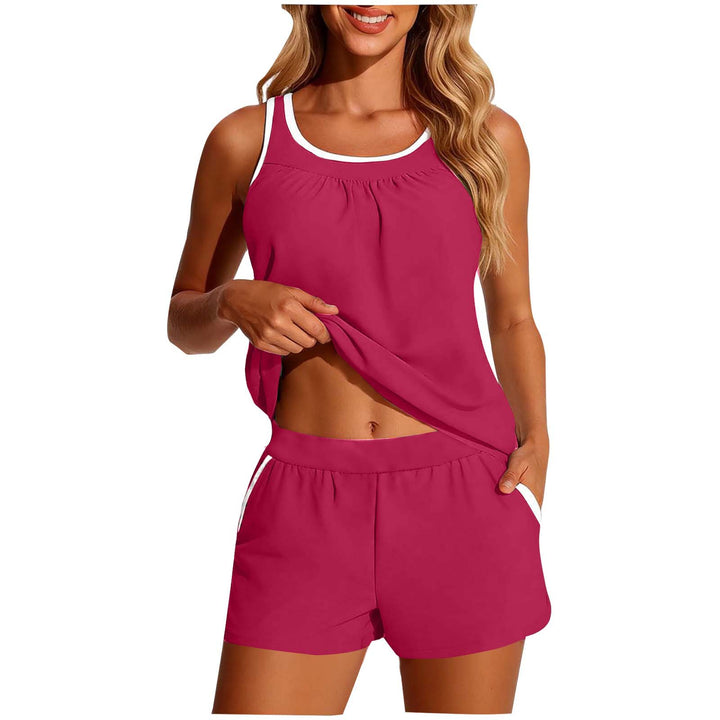 Damen Sportliches Tank-Top mit Shorts Echo Archiv