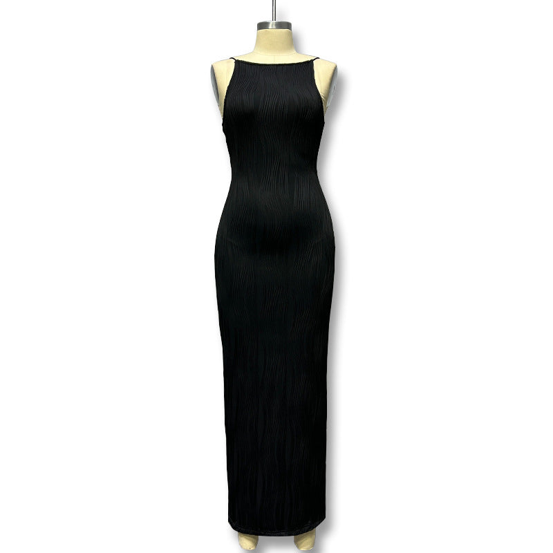 Elegantes, ärmelloses, rockartiges, figurbetontes Damenkleid – Echo Archiv
