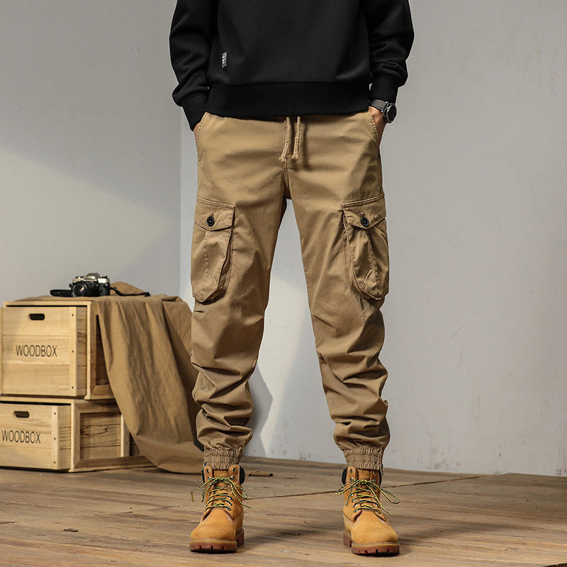Herren Cargo-Jogginghose im Utility‑Stil mit Tunnelzug, großen Klappentaschen und elastischen Bündchen Echo Archiv
