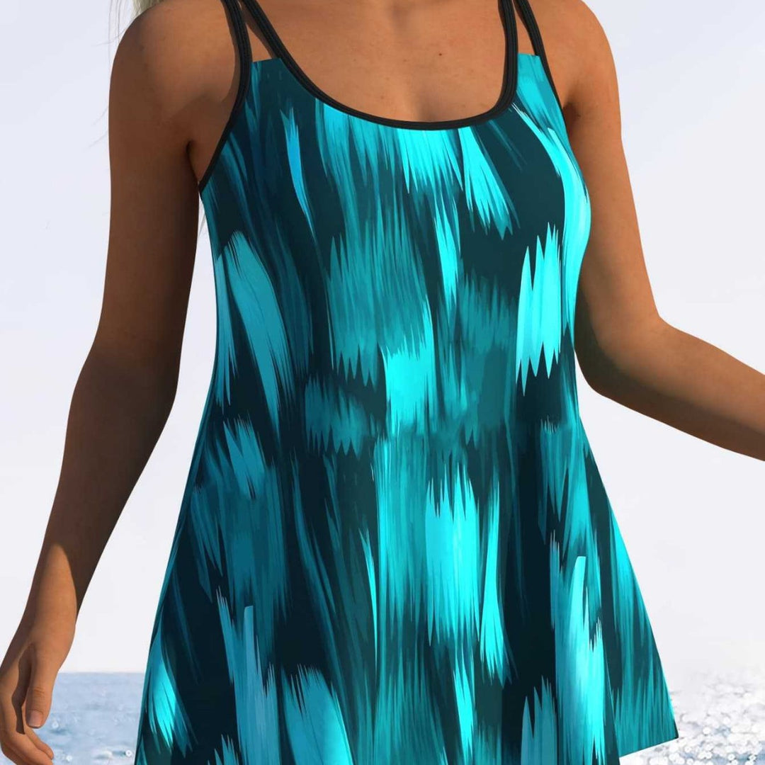 Damen Sportlicher Schwimmanzug mit schmeichelndem Schnitt und modischem Farbverlauf Echo Archiv