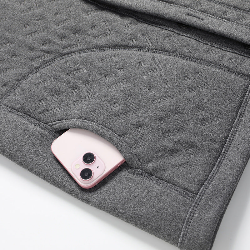 Herren modische Steppjacke mit schmalem Kragen Echoarchiv