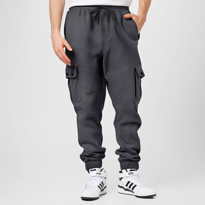 Herren Sportliche Cargo-Jogginghose mit Taschen und elastischem Bund Echoarchiv