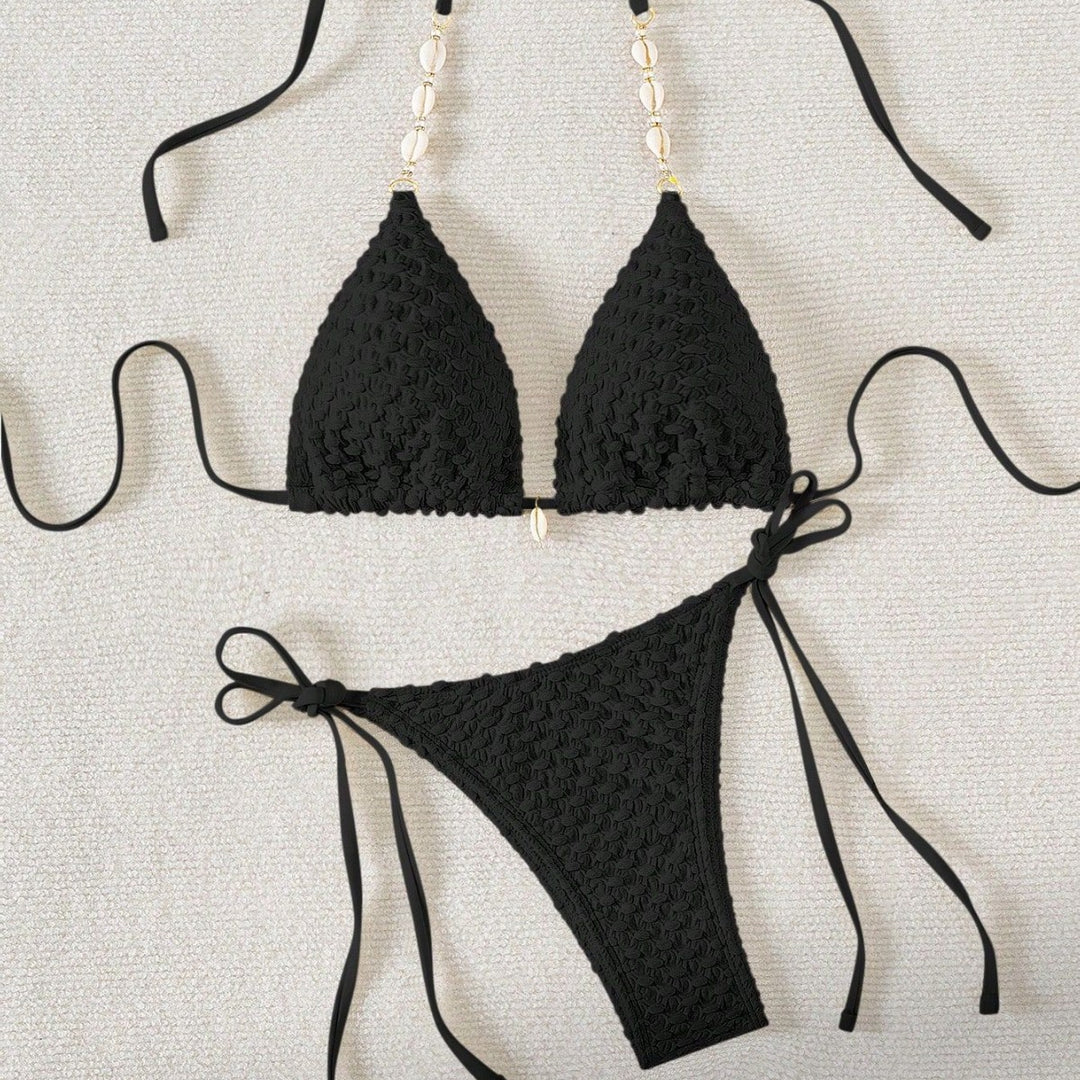 Damen Triangel-Bikini mit Muscheldetails Echo Archiv