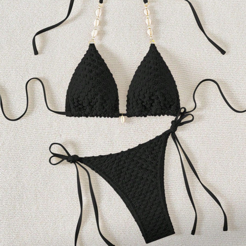 Damen Triangel-Bikini mit Muscheldetails Echo Archiv