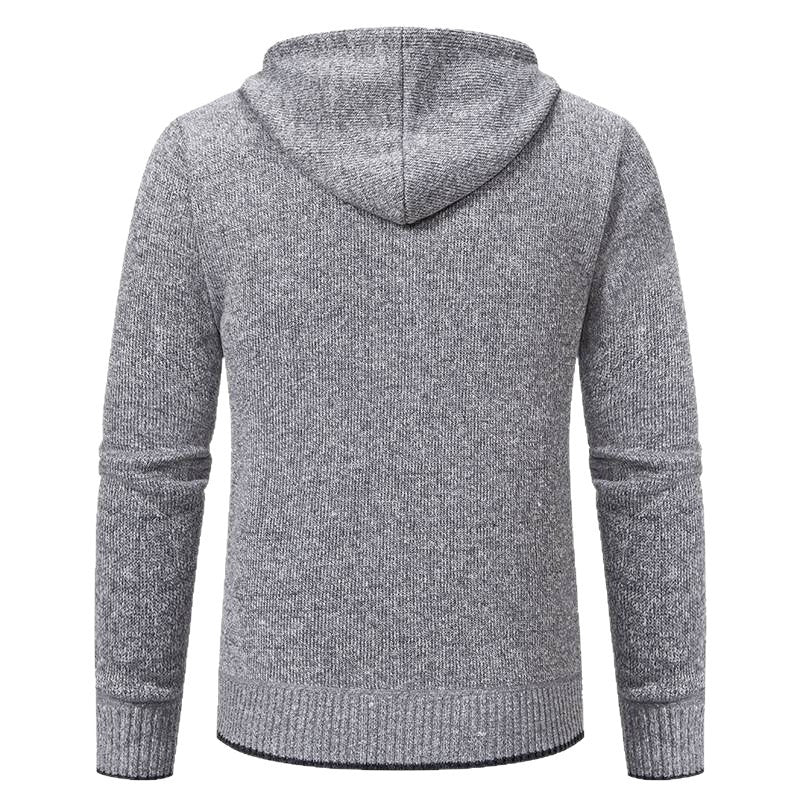 Herren Kapuzenjacke mit softem Fleece-Futter und eleganten Details Echoarchiv