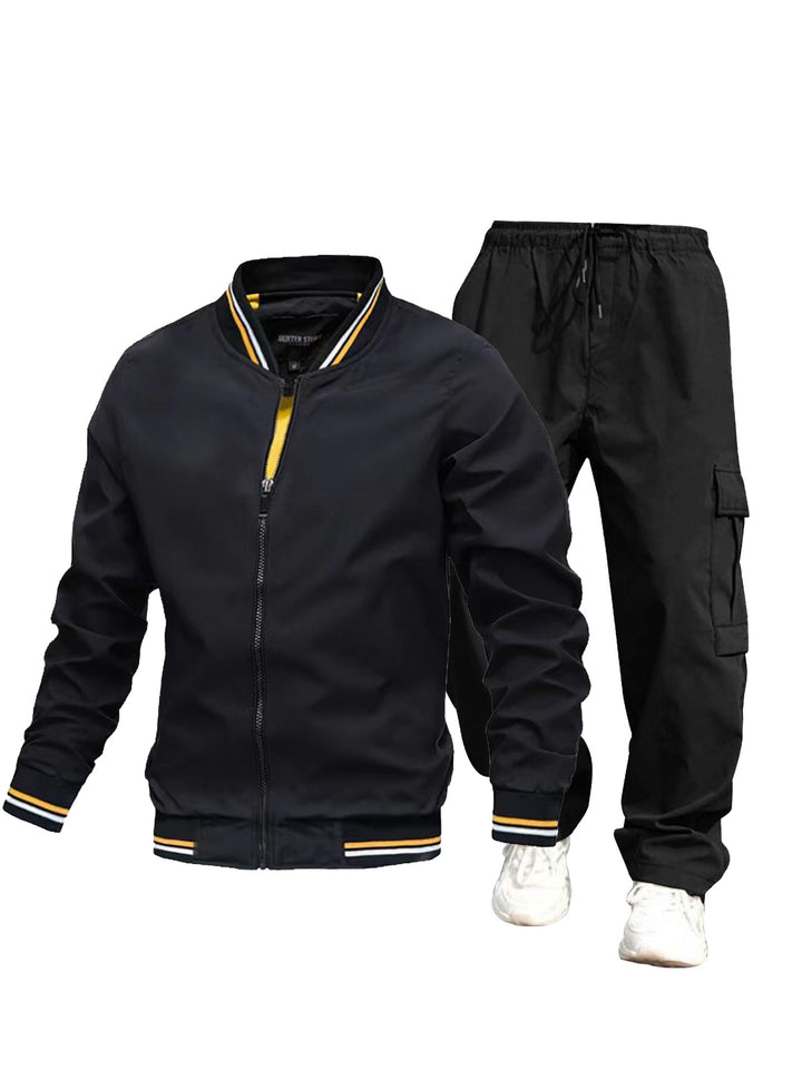 Herren Sportliche Jacke und Cargo-Hose Set Echo Archiv