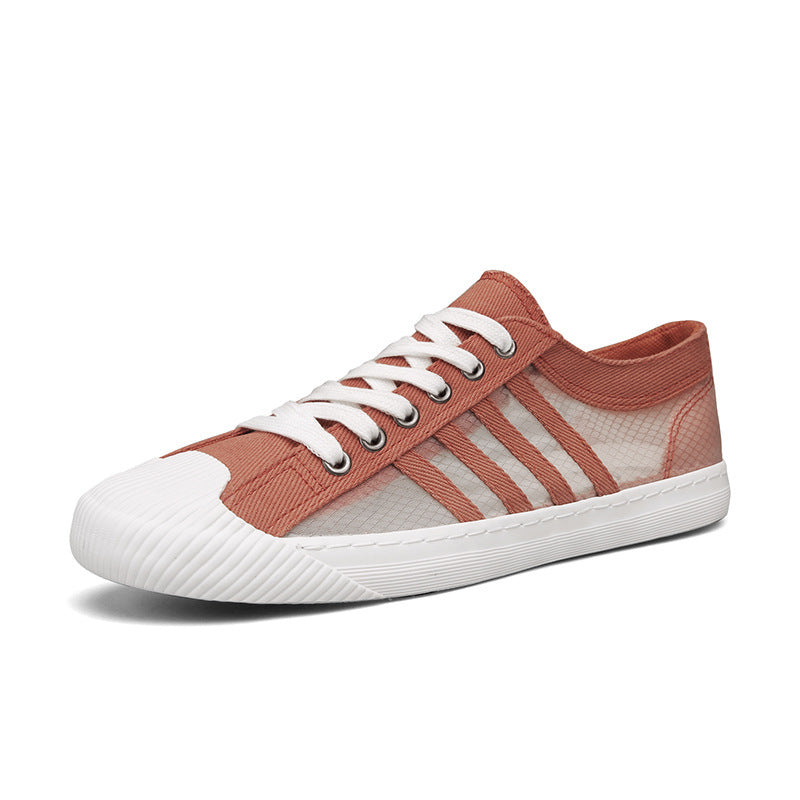 Herren atmungsaktive Low-Top Sneaker mit transparenten Mesh-Einsätzen – Norré