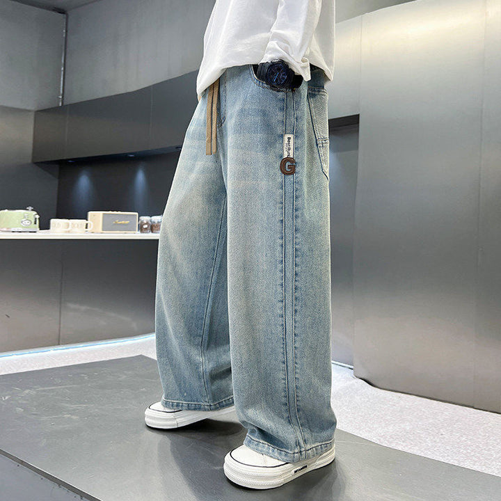 Herren weite Denim-Hose Echo Archiv