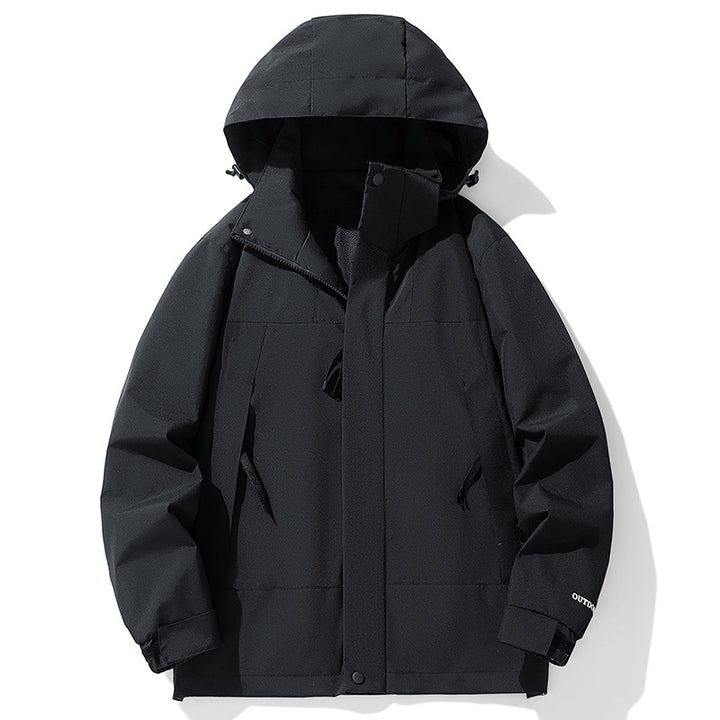 Damen wasserabweisende Übergangsjacke mit verstellbarer Kapuze Echo Archive