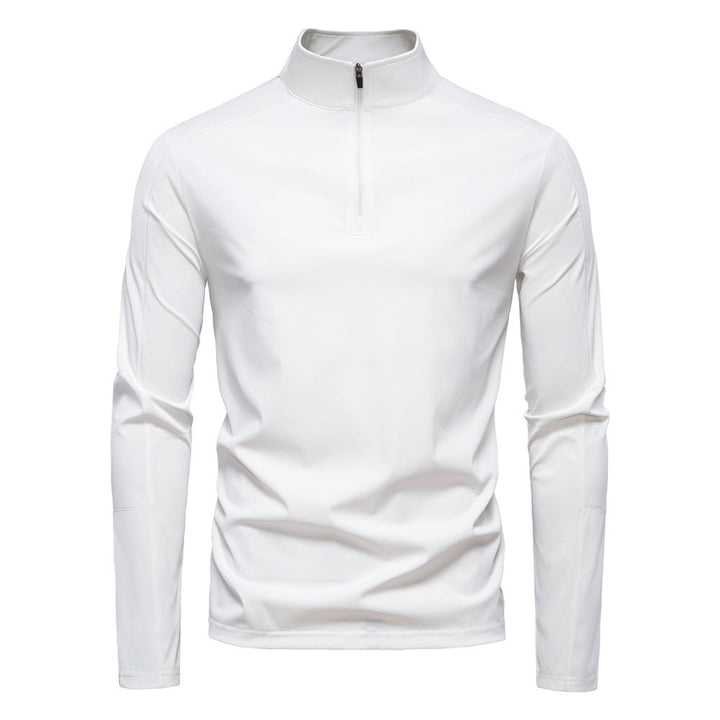 Herren Funktionsshirt mit kurzem Reißverschluss und trockenem Komfort Echoarchiv