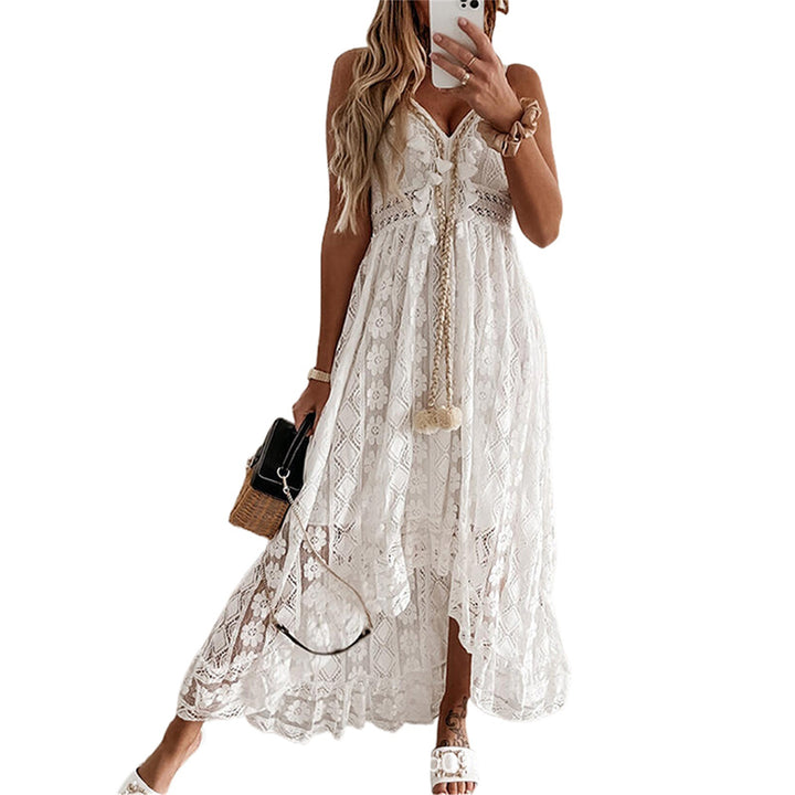Damen Spitzen Maxikleid Echo Archiv