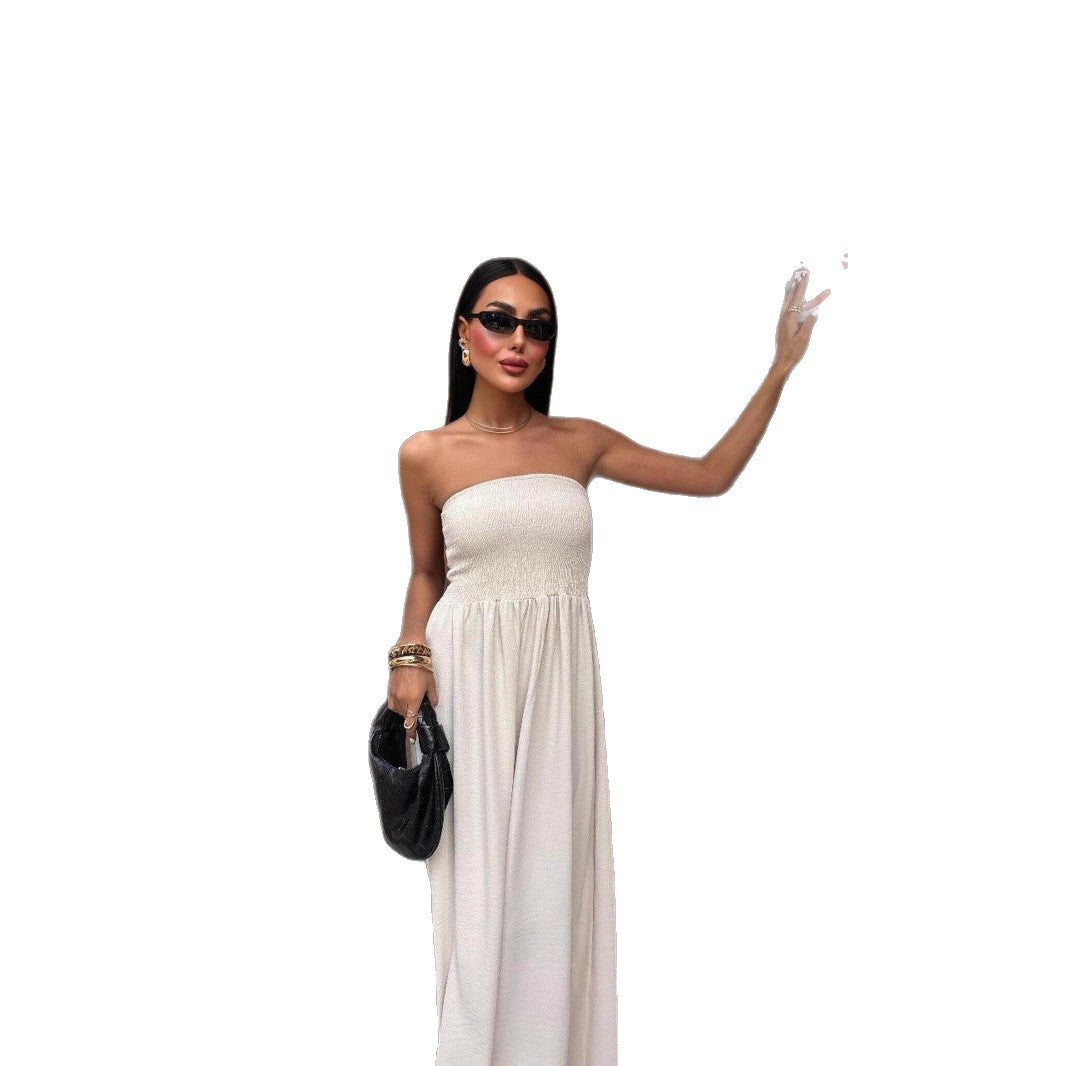 Damen Strickmaxikleid mit elastischem Oberteil Echo Archiv